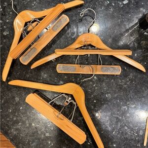 Set of Setwell Wooden Suit Hangers